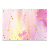 Moderne RSVP-Karte Tischnummer (Rückseite)