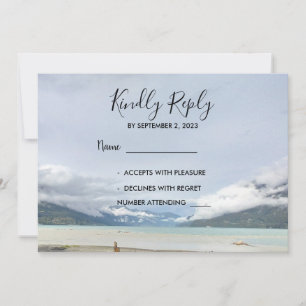 Moderne RSVP Karten für Hochzeitssommer