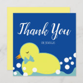 Moderne Rubber Ducks Blue Baby Duck Danke (Vorne/Hinten)