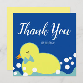 Moderne Rubber Ducks Blue Baby Duck Danke