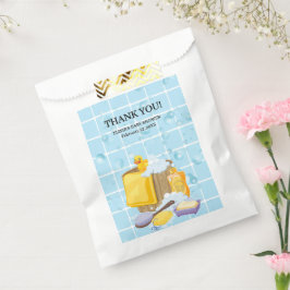 Moderne Rubber Ducky Bubbles Baby Dusche Geschenktütchen