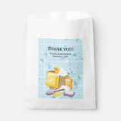 Moderne Rubber Ducky Bubbles Baby Dusche Geschenktütchen (Vorderseite)