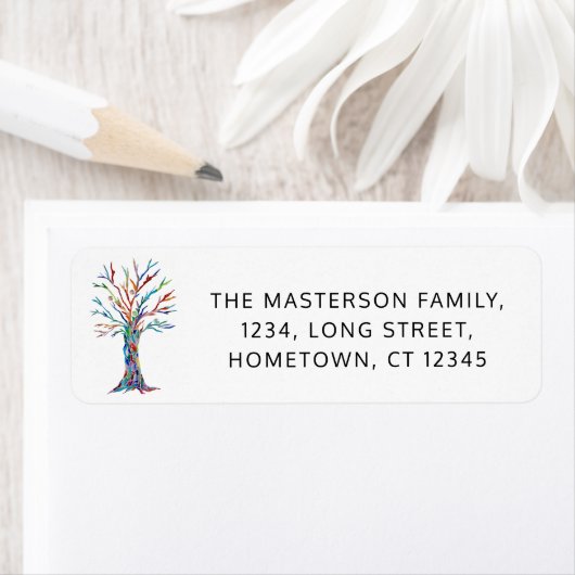 Moderne Rücksendeadresse (Insitu)