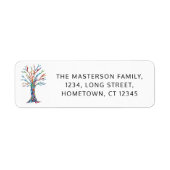 Moderne Rücksendeadresse (Vorne)