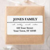 Moderne Rücksendeadresse (Insitu)