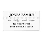 Moderne Rücksendeadresse (Vorne)