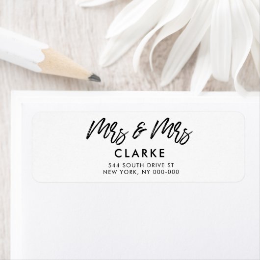 Moderne Rücksendeadresse (Insitu)