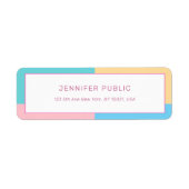 Moderne Rücksendeadresse (Vorne)