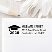 Moderne Rücksendeadresse 2025 für Schwarz-weißen A (Insitu)