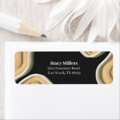 Moderne Rücksendeadresse Abstrakt geometrischer Fo (Insitu)