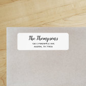 Moderne Rücksendeadresse benutzerdefinierter Famil