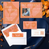 Moderne Rücksendeadresse Collage