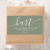 Moderne Rücksendeadresse für grüne Skripte (Insitu)