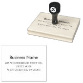 Moderne Rücksendeadresse Gummistempel (Stempel)