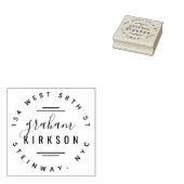 Moderne Rücksendeadresse Gummistempel (Stempel)