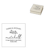 Moderne Rücksendeadresse Gummistempel (Stempel)