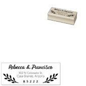 Moderne Rücksendeadresse Gummistempel (Stempel)
