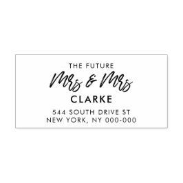 Moderne Rücksendeadresse Gummistempel