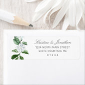 Moderne Rücksendeadresse im Grünen Wreath (Insitu)