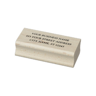Moderne Rücksendeadresse Minimalistischer Unterneh Gummistempel