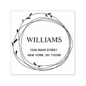 Moderne Rücksendeadresse Permastempel (Design)