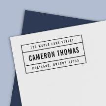 Moderne Rücksendeadresse