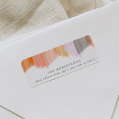 Moderne Rücksendeadressen-Aufkleber