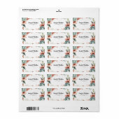 Moderne Rücksendeadressen-Aufkleber des Designers  Adressaufkleber (Vorne)