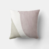 Moderne Ruhe | Hochzeitsmonogramm-Kissen Kissen (Rückseite)