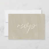 Moderne Ruhe | UAWG Response Card RSVP Karte (Rückseite)