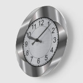 Moderne runde Wanduhr (Winkel)