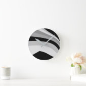 Moderne Rundschau Runde Wanduhr (Zuhause)