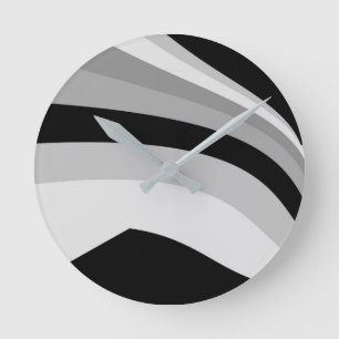 Moderne Rundschau Runde Wanduhr