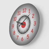 Moderne Rundwand Große Wanduhr (Winkel)