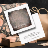 Moderne Rust Earring Display Card Quadratische Visitenkarte