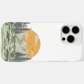 Moderne Rustikale Bergwälder Case-Mate iPhone Hülle (Rückseite (Horizontal))