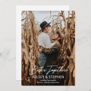 Moderne Rustikale bessere Zusammenführung Foto Ver Ankündigung