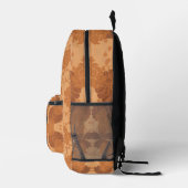 Moderne rustikale Blätter 6 Bedruckter Rucksack (Rechts)