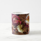 Moderne, rustikale Blumengestaltung in fettem Stil Kaffeetasse (Mittel)