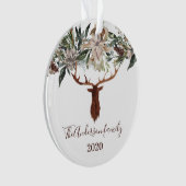 Moderne rustikale Blumenzwiebeln Ornament (Vorderseite)