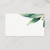 Moderne, rustikale, botanische Begleitkarten (Rückseite)