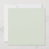 Moderne rustikale Botanische Hochzeit Save The Date (Rückseite)