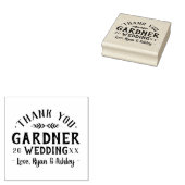 Moderne rustikale Briefmarke der Personalisierten Gummistempel (Stempel)