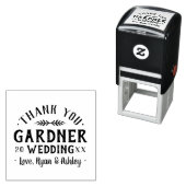 Moderne rustikale Briefmarke der Personalisierten  Permastempel (Beispiel)