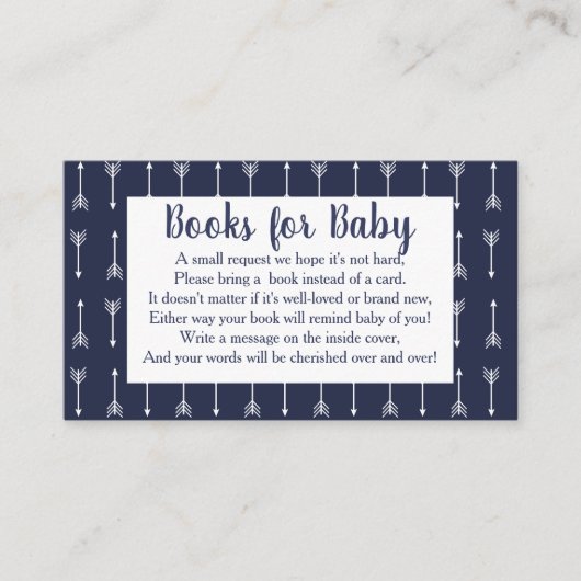 Moderne rustikale Buchanfrage für Grau und Navy Begleitkarte (Vorderseite)