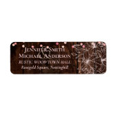 Moderne rustikale Dusty Rose Pink Confetti Wedding (Vorne)