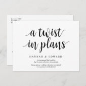 Moderne rustikale, eine Drehung in Plänen, vertagt Postkarte (Vorne/Hinten)