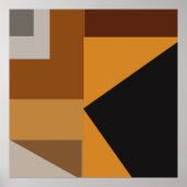 Moderne rustikale Einrichtung für Wohn- oder Schla Poster (Vorne)