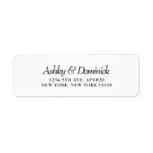 Moderne Rustikale Elegante Hochzeitsstimmung Rücks (Vorne)