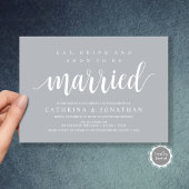 Moderne rustikale, Engagement Party Feier Invita Einladung